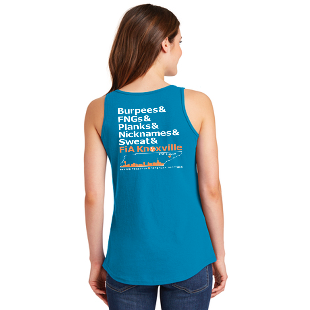 FiA Knoxville Word: Port & Company Cotton Tank Top Pre-Order