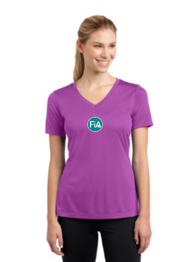 FiA Metro Sport-Tek Women's Short Sleeve V-Neck Tee Pre-Order