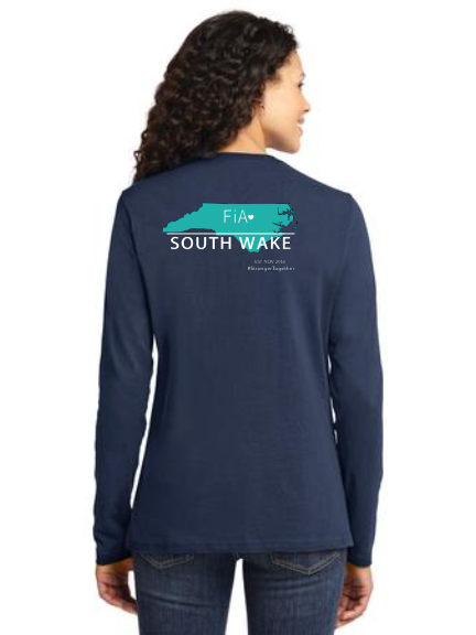 FiA South Wake Port & Company Ladies Long Sleeve Cotton Tee Pre-Order