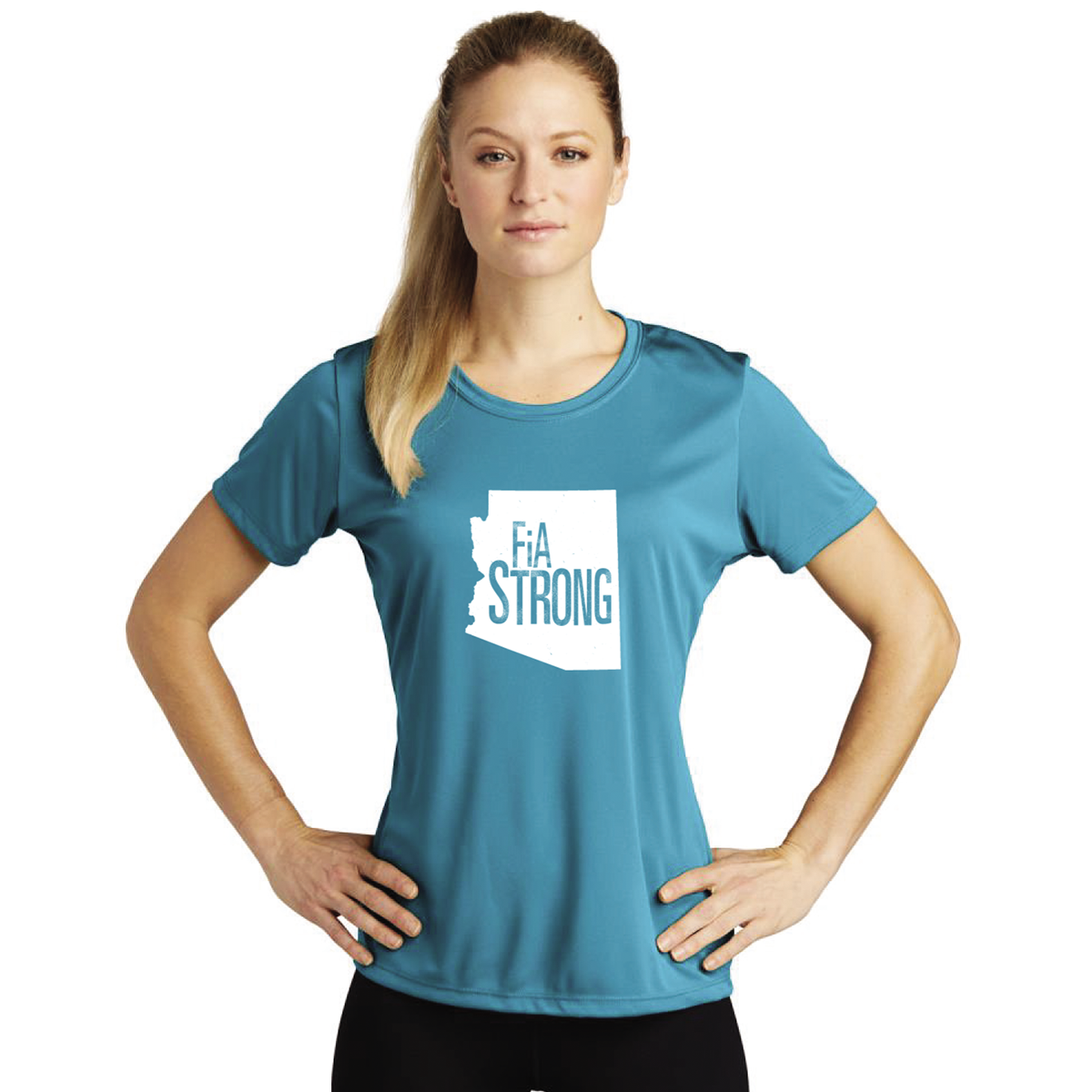 CLEARANCE ITEM - FiA Strong Arizona - Sport-Tek Ladies PosiCharge Competitor Tee