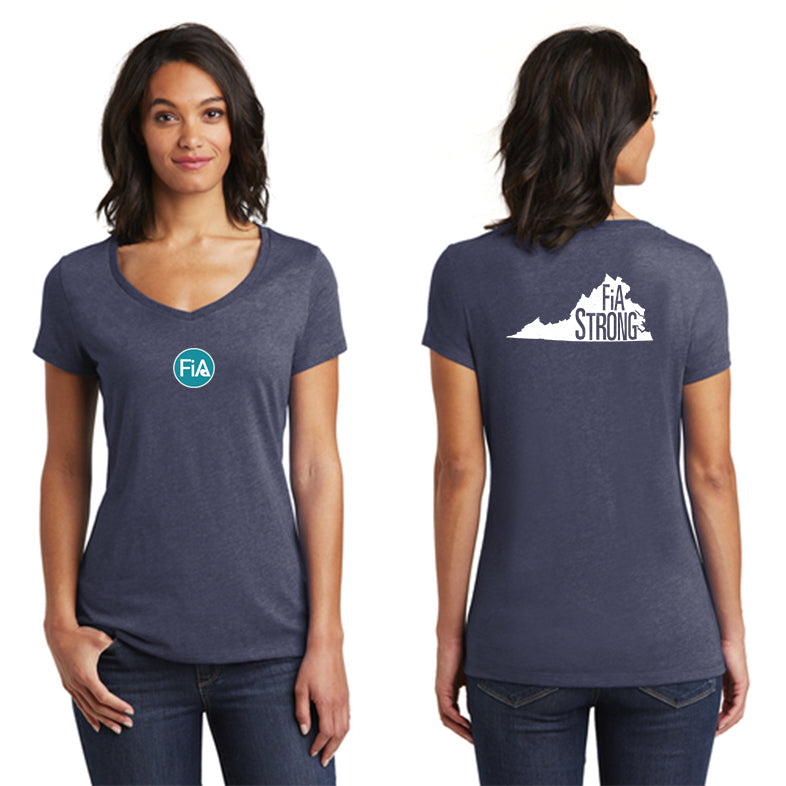 FiA Strong - Virginia District Women’s Very Important Tee V-Neck Pre-Order
