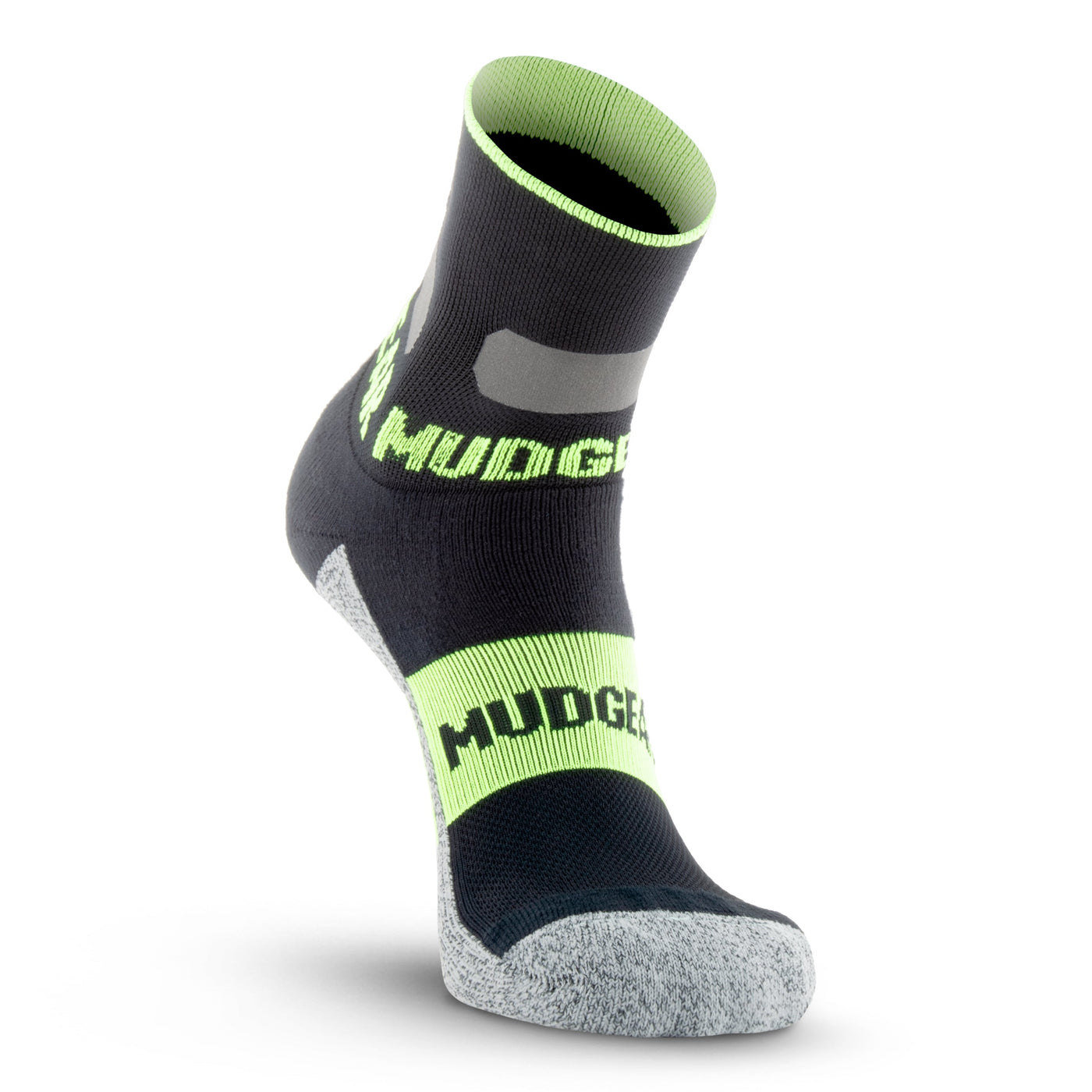 MudGear Gloom Runner Reflective Crew Height Sock