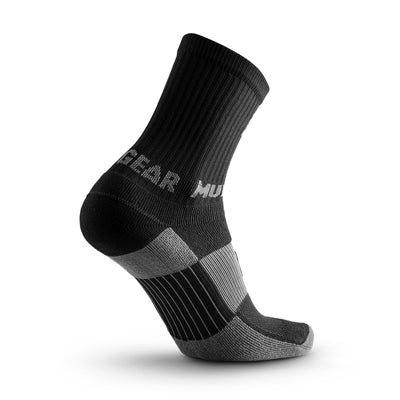 Hiking/Trekking Sock - Black/Gray (2 Pair Pack)