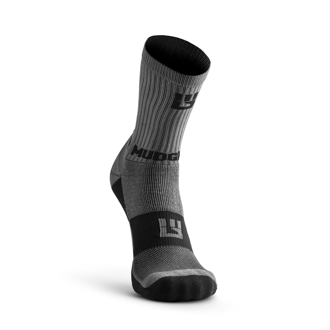 Hiking/Trekking Sock - Gray/Black (2 Pair Pack)