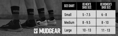 mudgear crossfit socks size chart