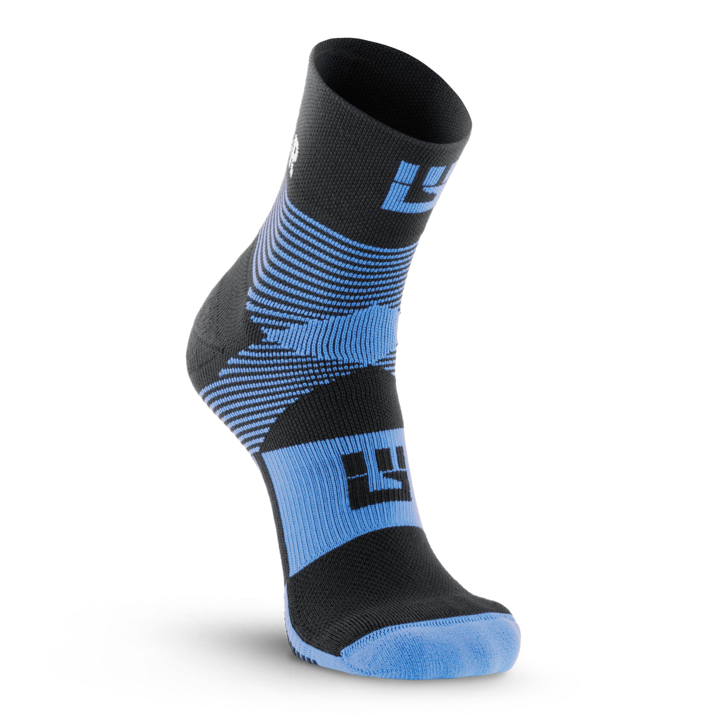 mudgear hybrid fitness socks blue