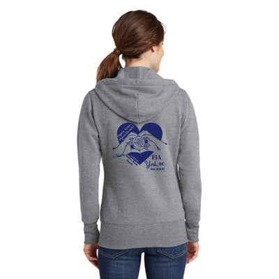 FiA SC York Port & Company Ladies Core Fleece Full-Zip Hooded Sweatshirt Pre-Order