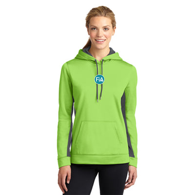 FiA Lake Murray - Sport-Tek Ladies Sport-Wick Fleece Colorblock Hooded Pullover Pre-Order