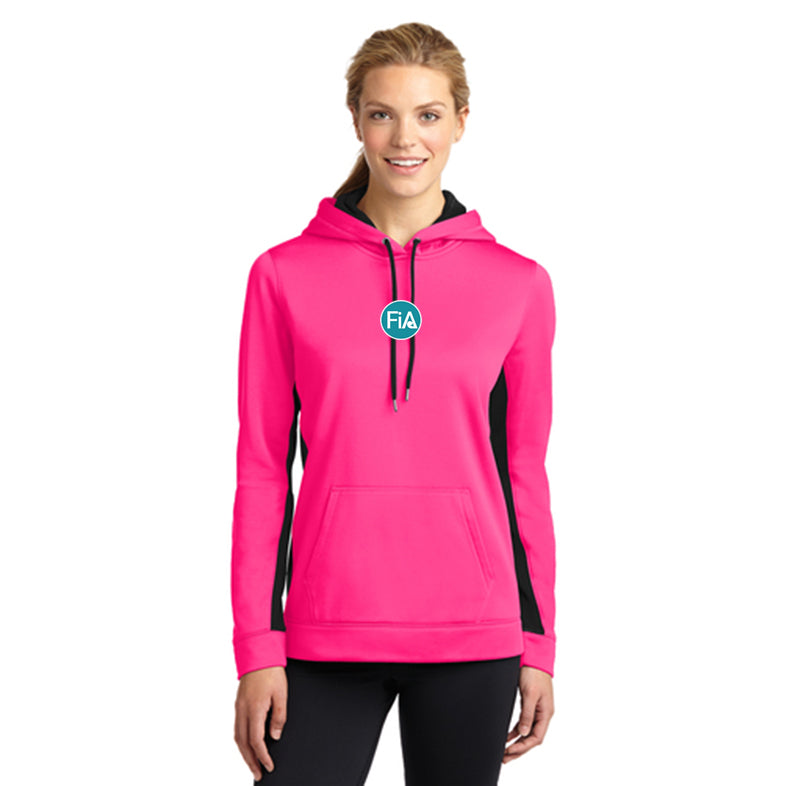 FiA Lake Murray - Sport-Tek Ladies Sport-Wick Fleece Colorblock Hooded Pullover Pre-Order