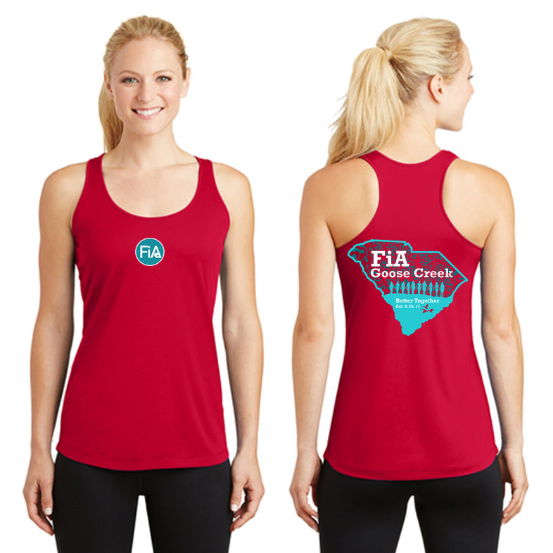 FiA Goose Creek Sport-Tek Ladies Competitor Racerback Tank Pre-Order