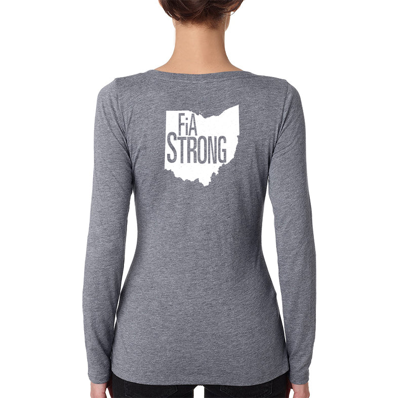 FiA Strong - OH Next Level Ladies Triblend LongSleeve Scoop Tee Pre-Order