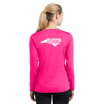 FiA Strong - NC Sport-Tek Ladies Long Sleeve Competitor V-Neck Tee Pre-Order