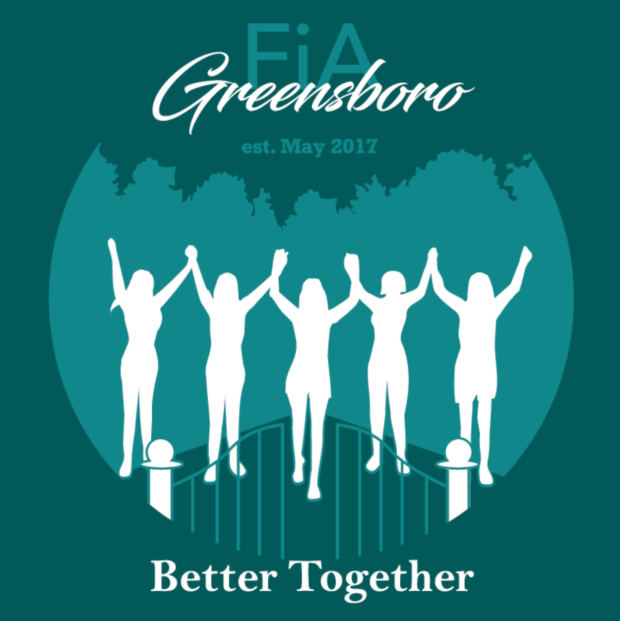 FiA Greensboro Regional Logo WHITE Pre-Order October 2022