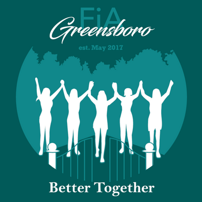 FiA Greensboro Regional Logo WHITE Pre-Order October 2022