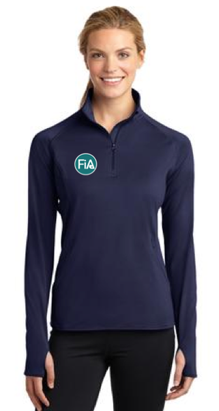 FiA Crystal Coast Sport-Tek Ladies Sport-Wick Stretch 1/2-Zip Pullover Pre-Order