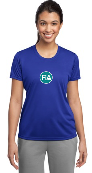 FiA Wild Blue Yonder Sport-Tek Ladies Competitor Tee Short Sleeve Pre-Order