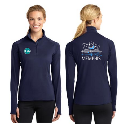 FiA Memphis Sport-Tek Ladies Sport-Wick Stretch 1/2-Zip Pullover Pre-Order