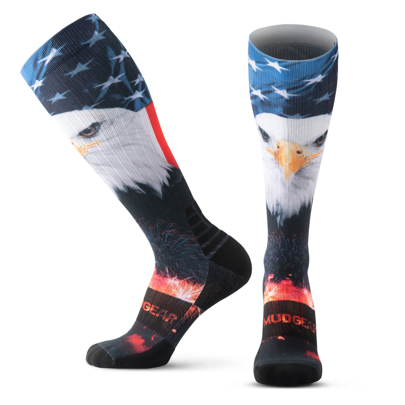 MudGear Custom USA Eagle Tall Compression Sock (1 Pair)