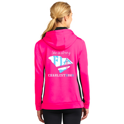 FiA Charleston Sport-Tek Ladies Sport-Wick Fleece Colorblock Hooded Pullover Pre-Order