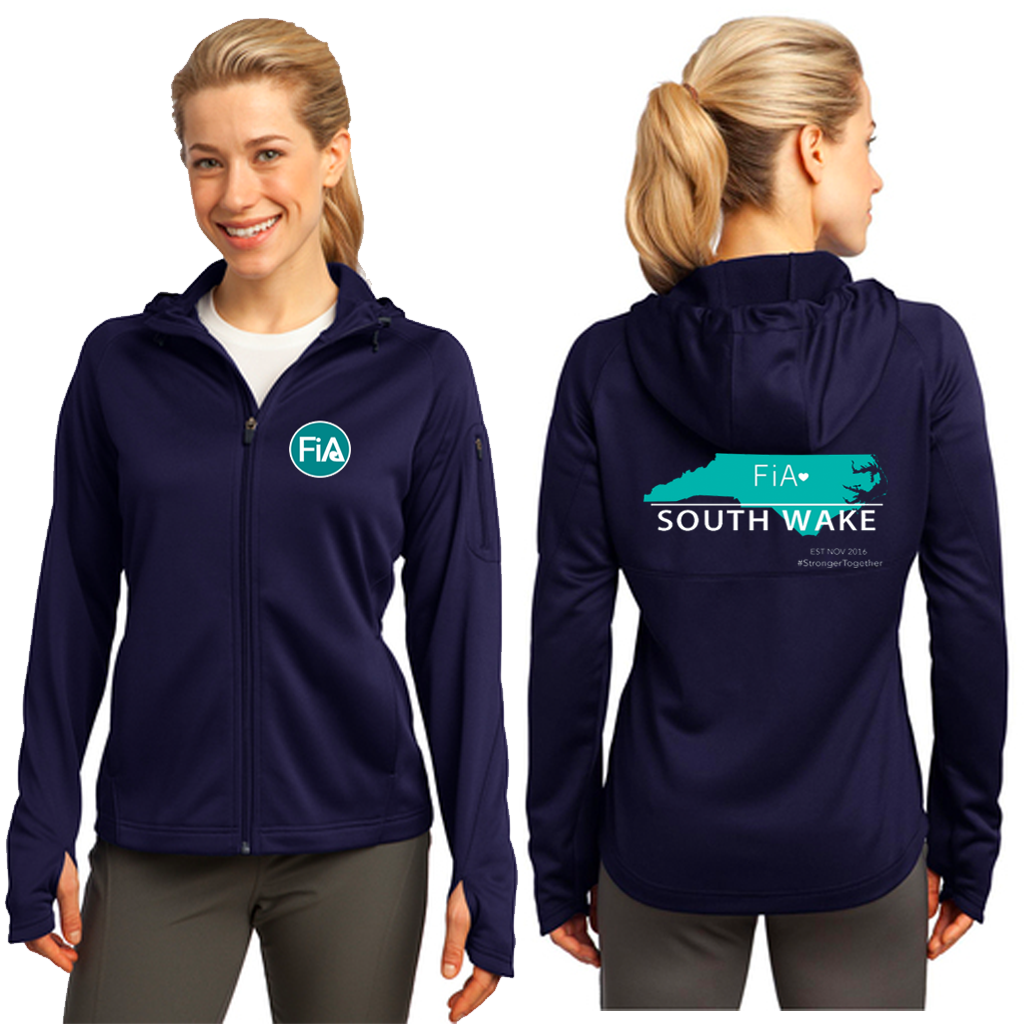 FiA South Wake Sport-Tek Ladies Tech Fleece Full-Zip Hooded Jacket Pre-Order