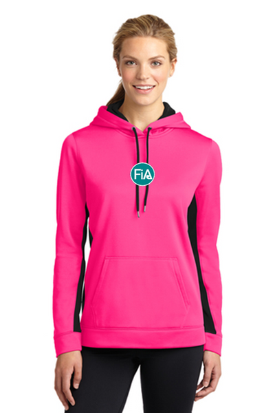 FiA Charleston Sport-Tek Ladies Sport-Wick Fleece Colorblock Hooded Pullover Pre-Order