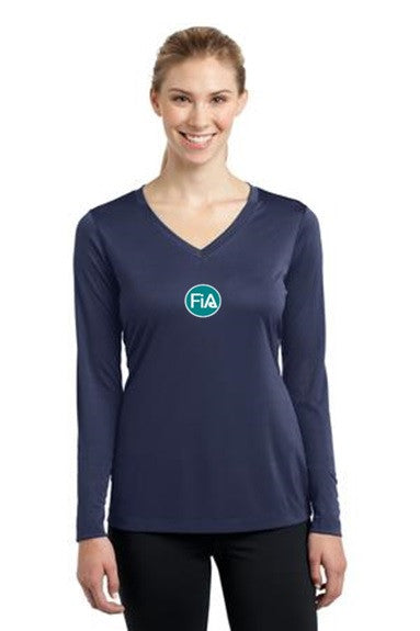 FiA Tallahassee Sport-Tek Women's Long Sleeve V-Neck Tee Pre-Order