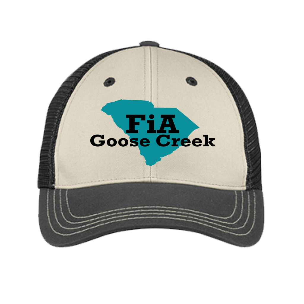 FiA Goose Creek District Tri-Tone Mesh Back Cap Pre-Order