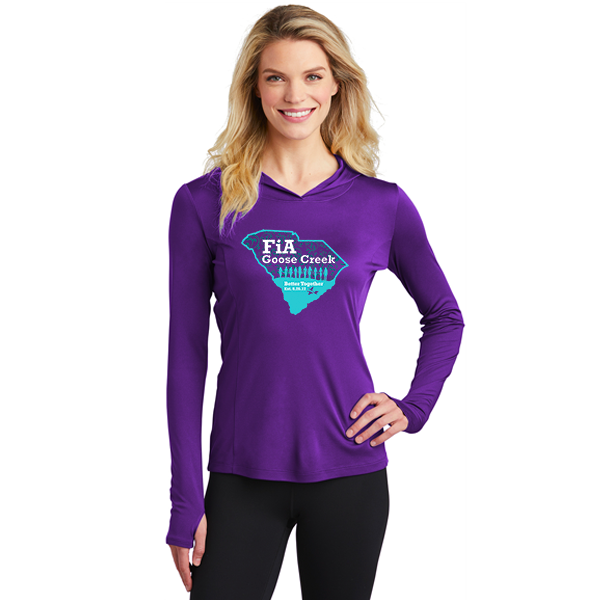 FiA Goose Creek: Why We FiA - Sport-Tek Ladies PosiCharge Competitor Hooded Pullover Pre-Order