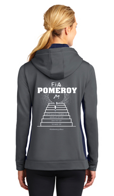 FiA Pomeroy Sport-Tek Ladies Sport-Wick Fleece Colorblock Hooded Pullover Pre-Order