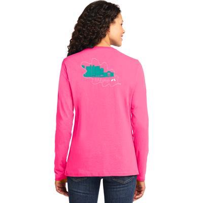FiA Raleigh - Port & Company Ladies Long Sleeve Core Cotton Tee Pre-Order