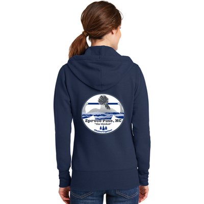 FiA Spruce Pine Port & Company Ladies Core Fleece Full-Zip Hooded Sweatshirt Pre-Order